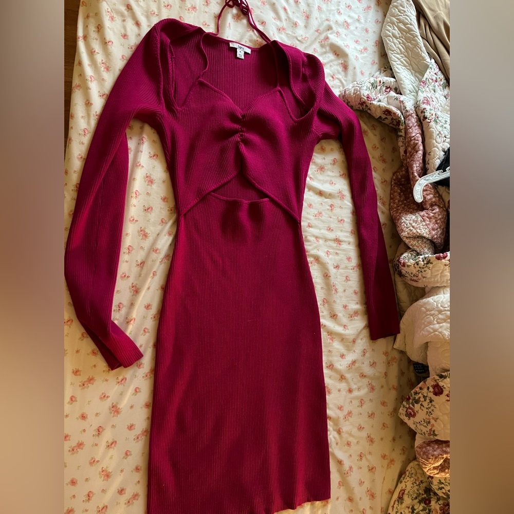 Cut out Knit body dress